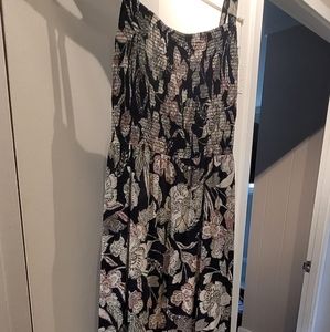 Midi Muted Floral Dress